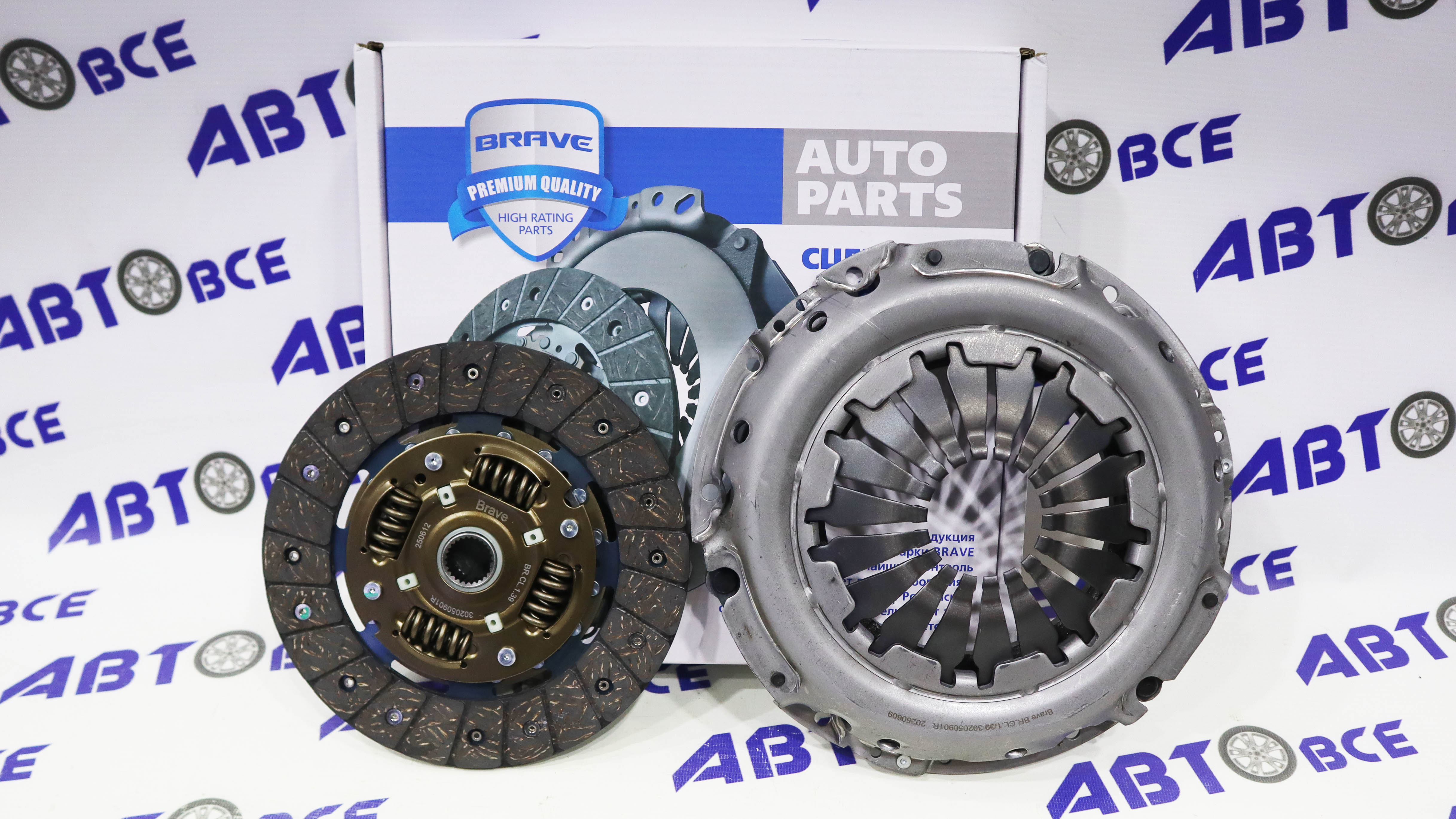 Сцепление в сборе (без выжимного) Logan,Largus1,6 16V под гидравлический выжимной BRAVE